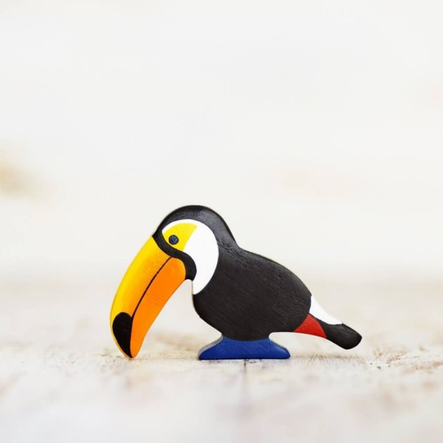 Toy Animals And Creatures Wooden Caterpillar | Wooden Toucan Toy