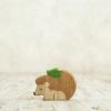 Toy Animals And Creatures Wooden Caterpillar | Wooden Hedgehog Toy