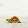 Toy Animals And Creatures Wooden Caterpillar | Wooden Tortoise Toy