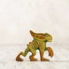 Toy Animals And Creatures Wooden Caterpillar | Wooden Gremlin Figurine