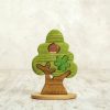 Tree Toys Wooden Caterpillar | Waldorf Tree Chestnut Puzzle