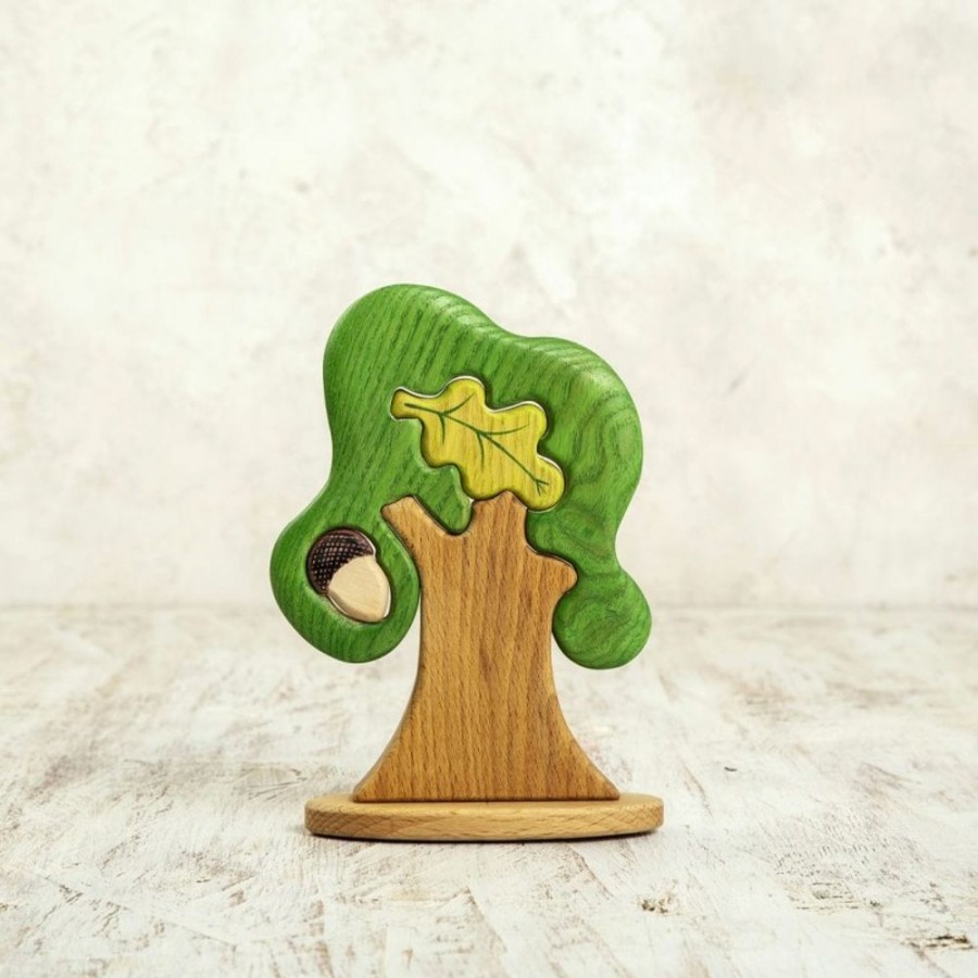 Tree Toys Wooden Caterpillar | Wooden Oak Tree