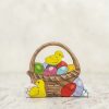 Toy Animals And Creatures Wooden Caterpillar | Easter Basket With Eggs