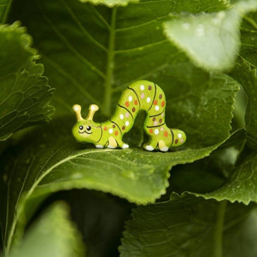 Toy Animals And Creatures Wooden Caterpillar | Wooden Caterpillar Toy