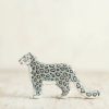 Toy Animals And Creatures Wooden Caterpillar | Wooden Snow Leopard Figurine