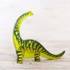 Toy Animals And Creatures Wooden Caterpillar | Wooden Diplodocus Toy