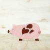 Toy Animals And Creatures Wooden Caterpillar | Wooden Pig Toy