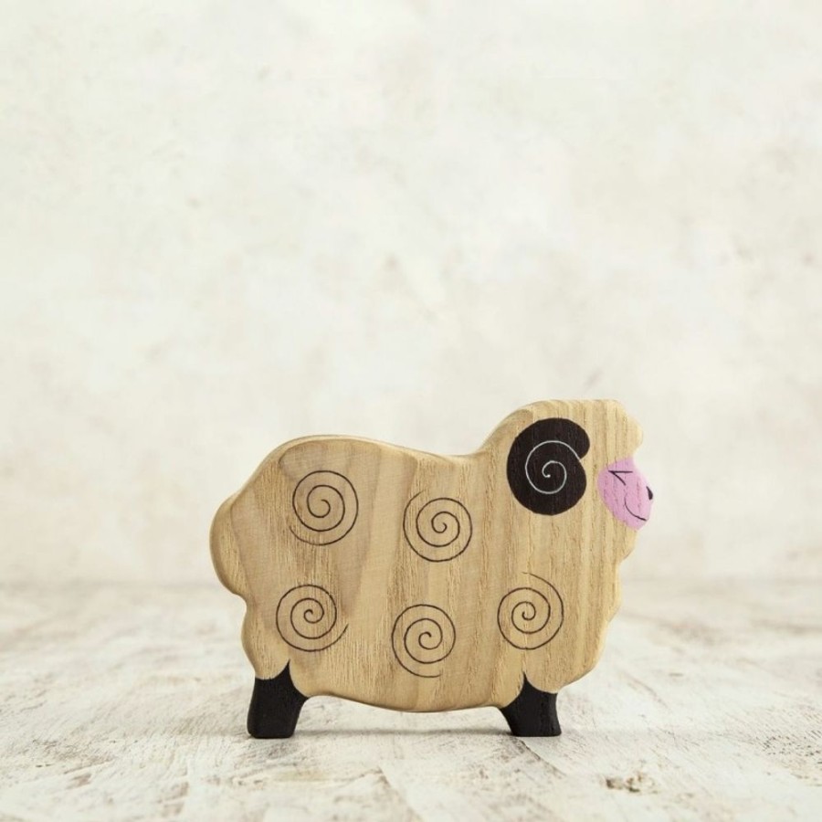 Toy Animals And Creatures Wooden Caterpillar | Wooden Sheep Toy