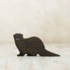 Toy Animals And Creatures Wooden Caterpillar | Wooden Otter Figurine