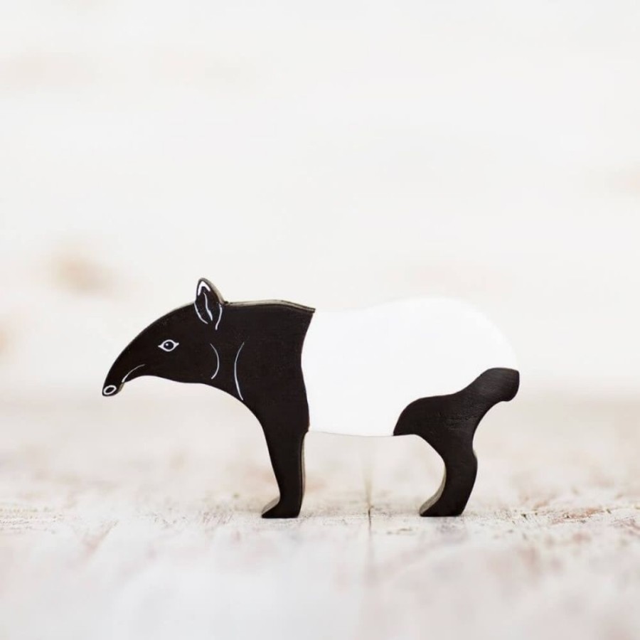 Toy Animals And Creatures Wooden Caterpillar | Wooden Tapir Toy