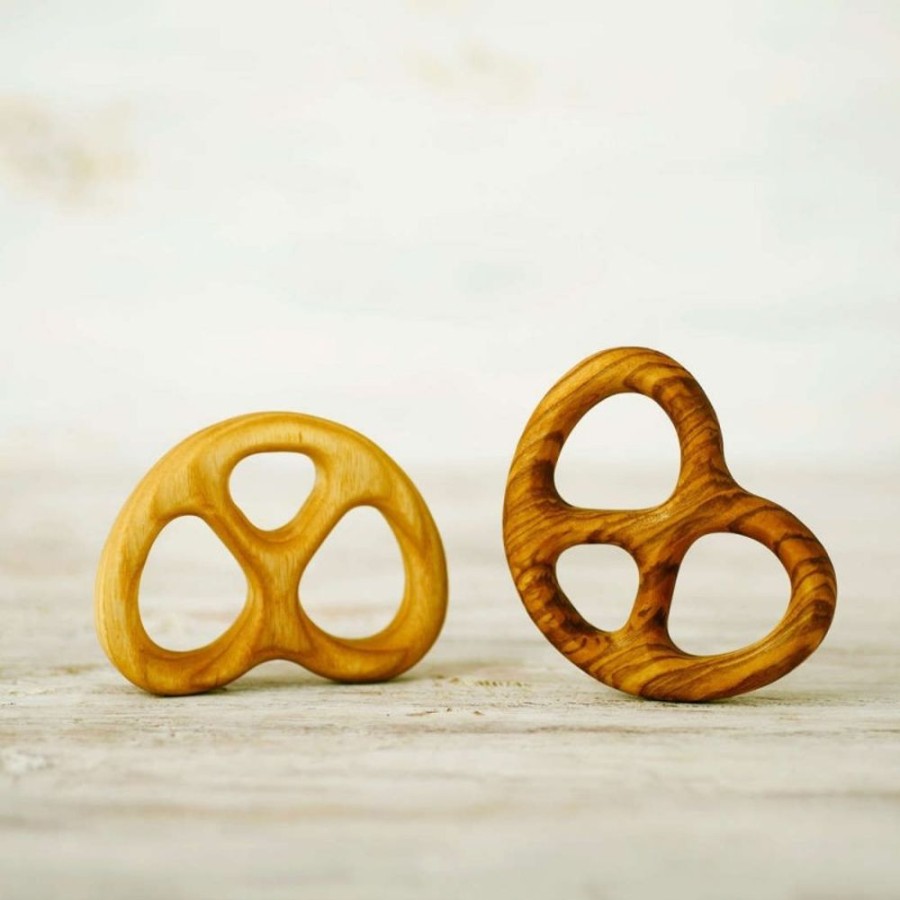 My First Toys Wooden Caterpillar | Pretzel Teething Ring