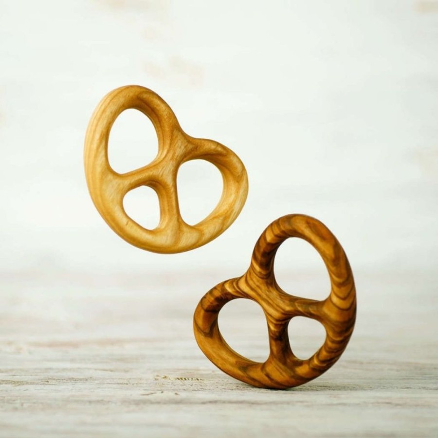 My First Toys Wooden Caterpillar | Pretzel Teething Ring