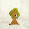 Tree Toys Wooden Caterpillar | Wooden Tree With Woodpecker